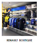 Mobilier commercial Renault Boutique